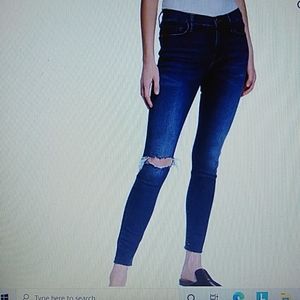 Frame le skinny de Jeanne  mid rise  skinny jeans size 24